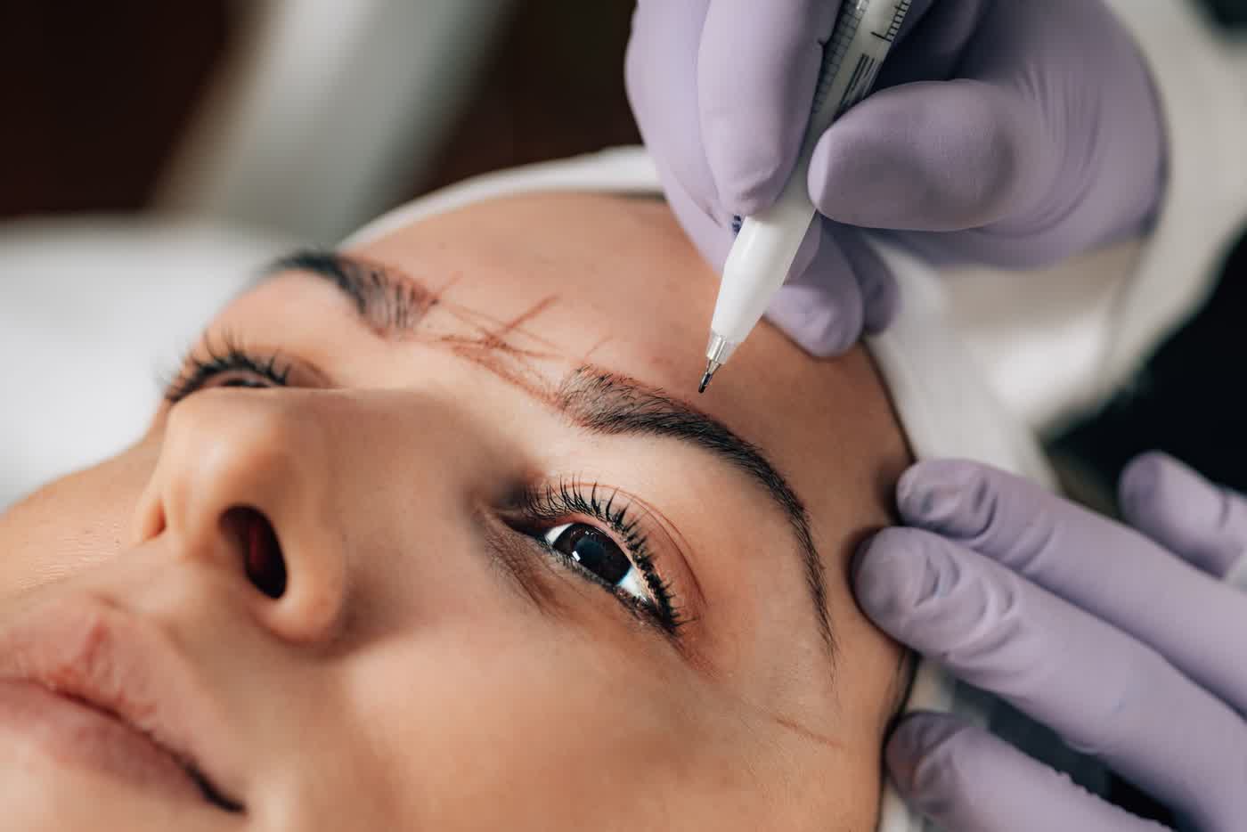 Permanent brow work